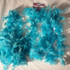 Vibrant Blue Feather Boa